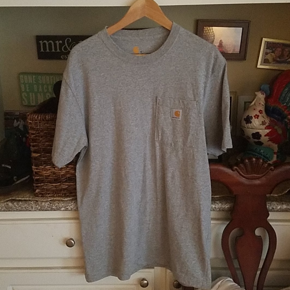 Mens Carhartt tee grey